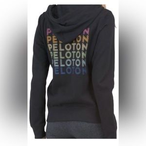 Peloton Zip Black Hoodie women’s Size M NWT